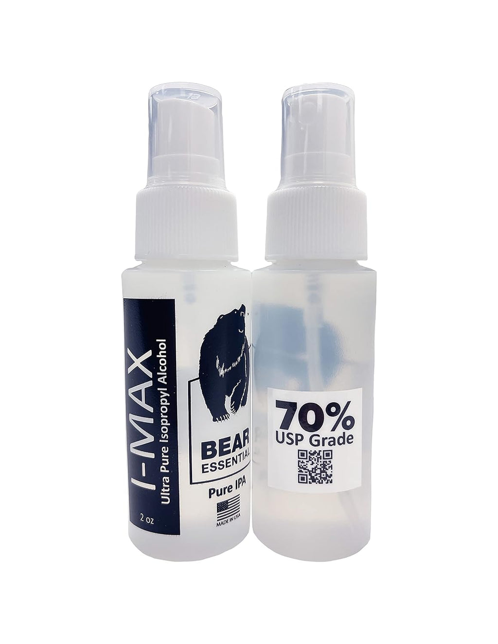 High Purity USP Grade Isopropyl Alcohol 70% - 48 Spray Bottles - 2 OZ Each H968