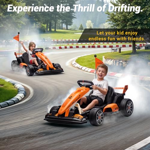Orange 24V Electric Go Kart Z5764