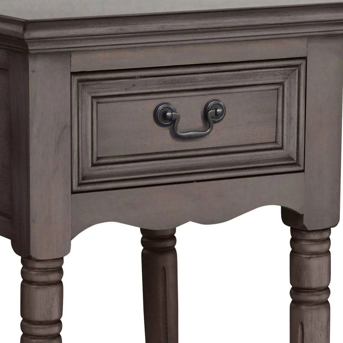 Antiqued Solid Wood Night Stand M675