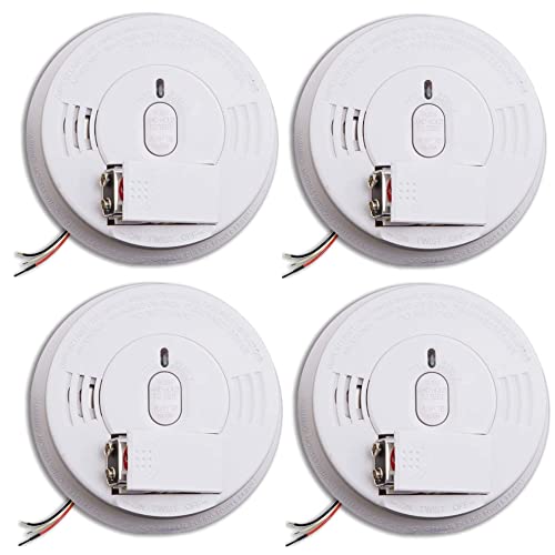 Hardwired Smoke & Carbon Monoxide Detector with 6 Hardwired Smoke Detectors M508
