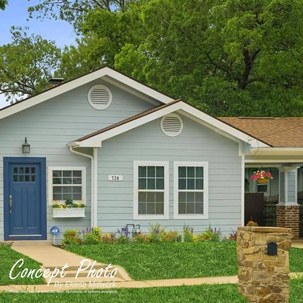 38x22W x 28x22H Octagonal Top Surface Mount PVC Gable Vent L8870