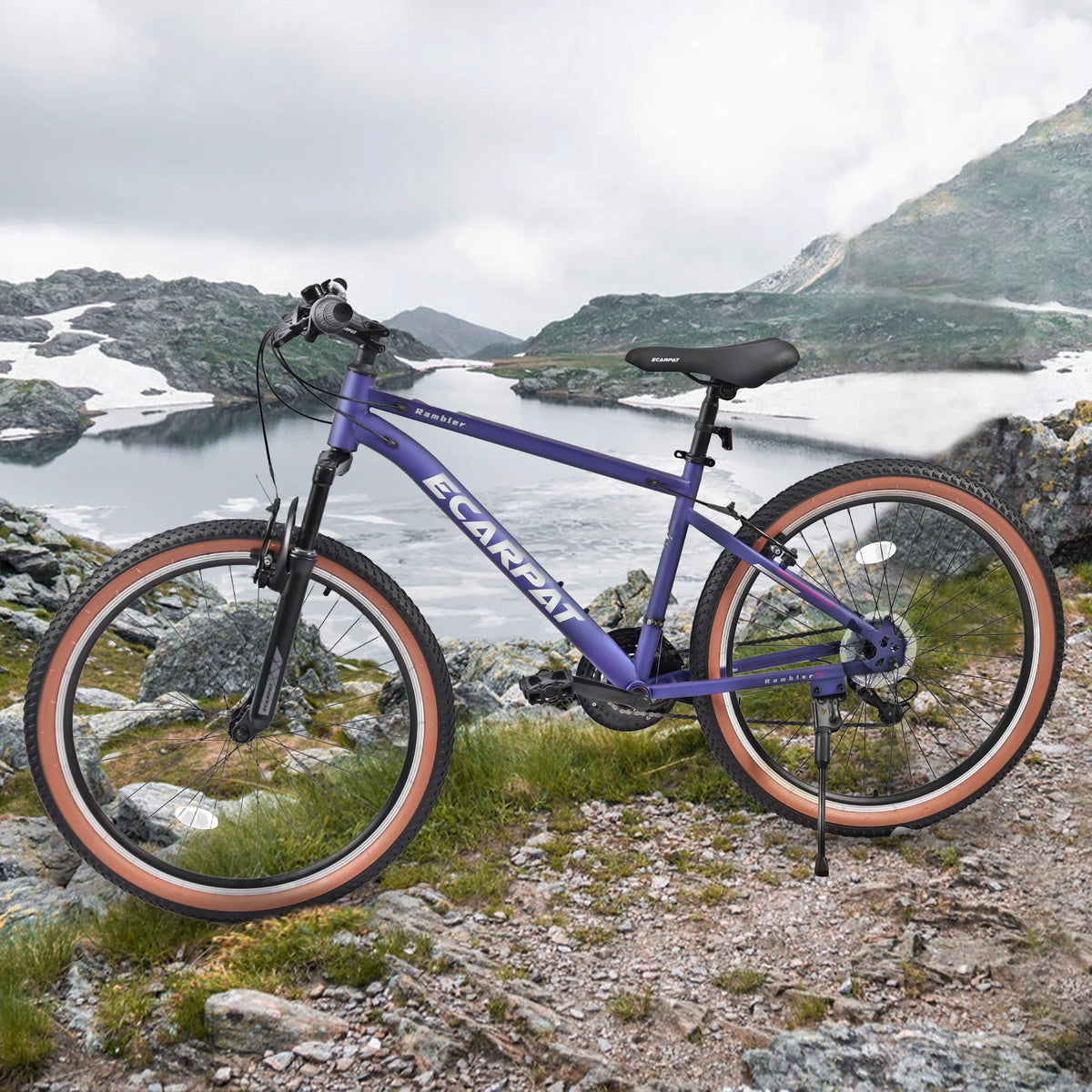 24 Inch 21-Speed Disc Brakes Front Suspension Mountain Bike S936149