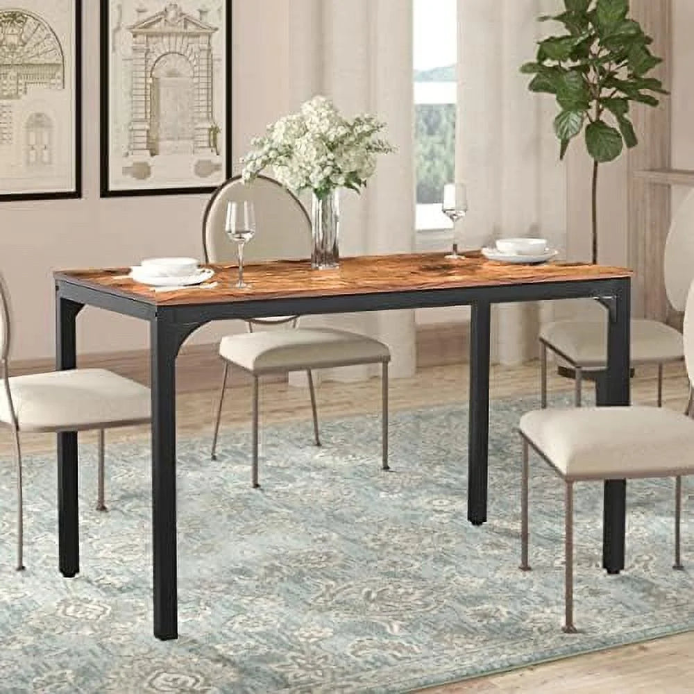 47" Industrial Dining Table with Adjustable Foot K5299