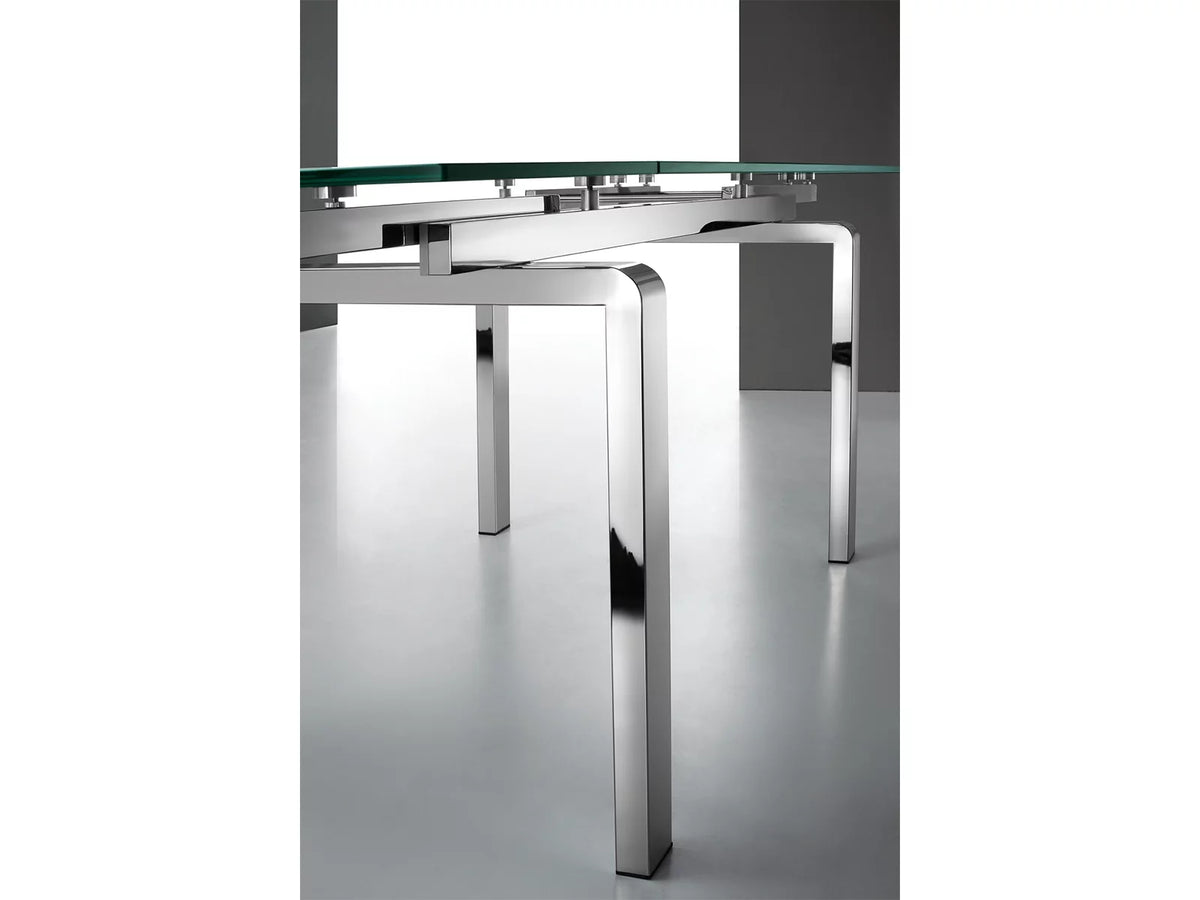 Modern Stainless Steel Extendable Dining Table K360096