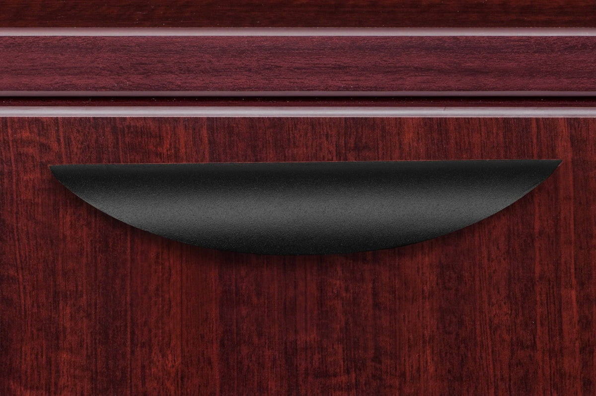 Ash Grey Pedestal L-Desk with Return D2545