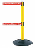 Yellow Barrier Post with Belt C70092