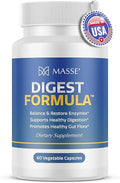 60 Count Digestive Enzyme Supplement Capsules V833