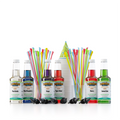6 Flavor Shaved Ice Syrup Fun Pack with Accessories D45984