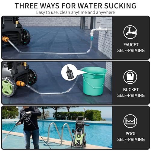 4500 PSI 3.2 GPM Electric Pressure Washer with 4 Quick Connect Nozzles B89094