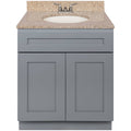 Gray 31W Vanity and Granite Top with Faucet W590852