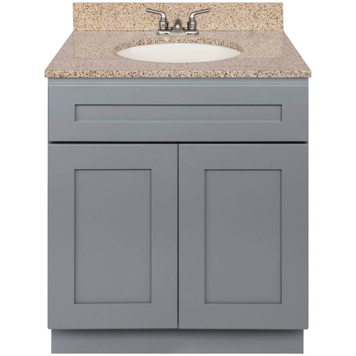 Gray 31W Vanity and Granite Top with Faucet W590852