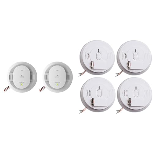 Hardwired Smoke & Carbon Monoxide Detector with 6 Hardwired Smoke Detectors M508