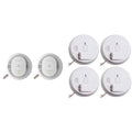 Hardwired Smoke & Carbon Monoxide Detector with 6 Hardwired Smoke Detectors M508