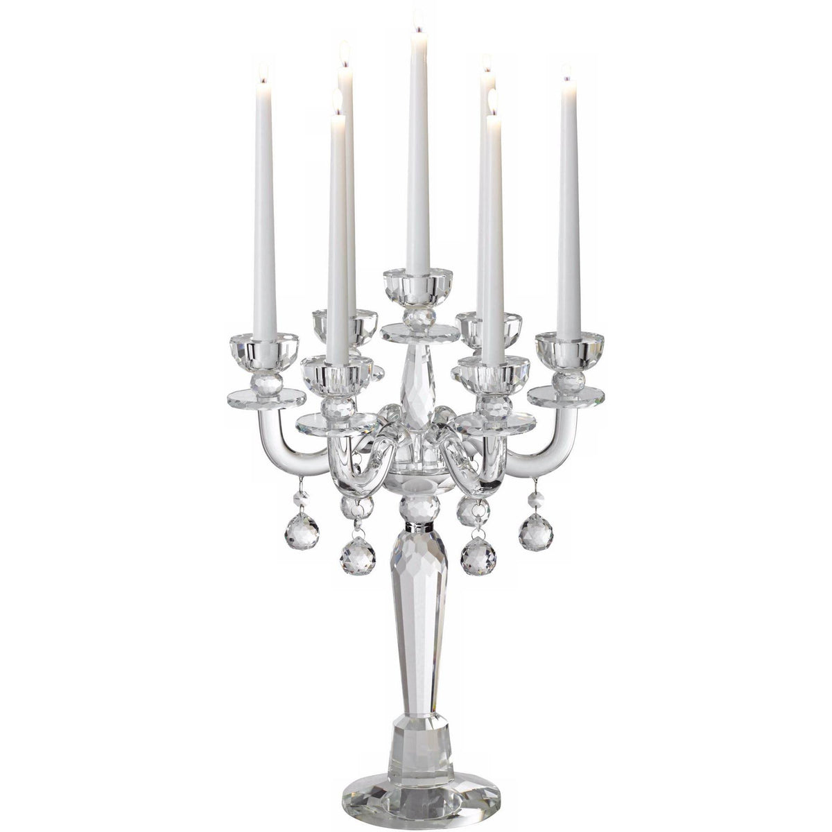 Crystal Candelabra Taper Candle Holder L57907