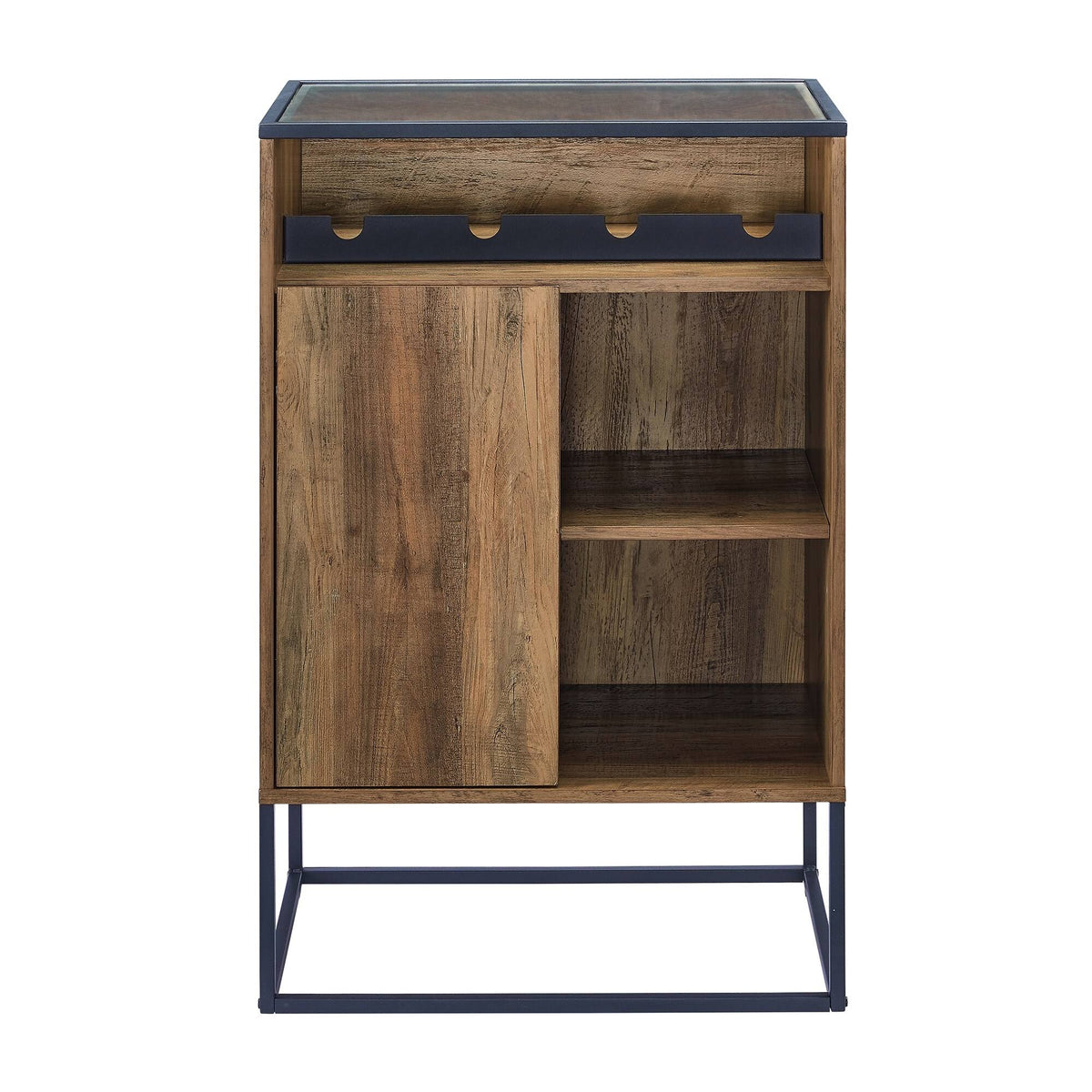 Glass Top 1-Door Bar Cabinet I76163