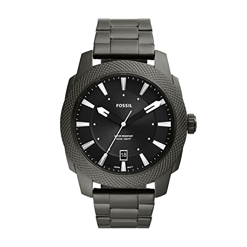 Machine Men's Watch with Stainless Steel or Leather Band, Chronograph or Analog Watch Display W62132