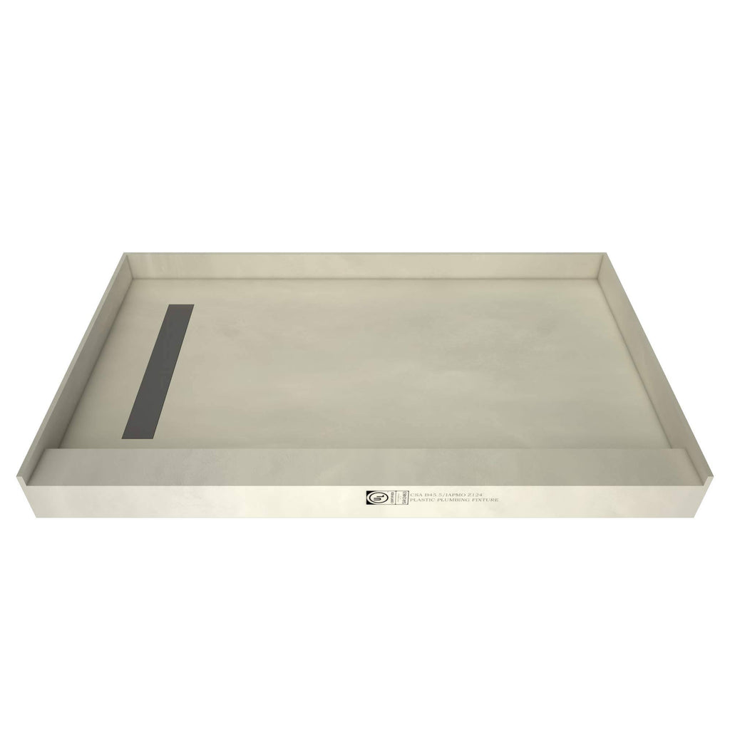 Single Threshold Shower Base with Drain O50233