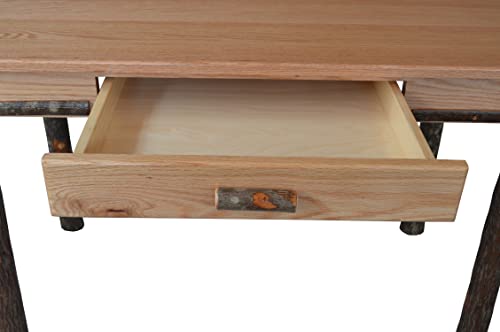 Small Rectangular Walnut-Stained Hickory Writing Desk B789