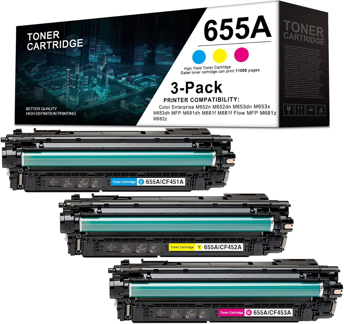 3 Pack Toner Cartridge Replacement A4286