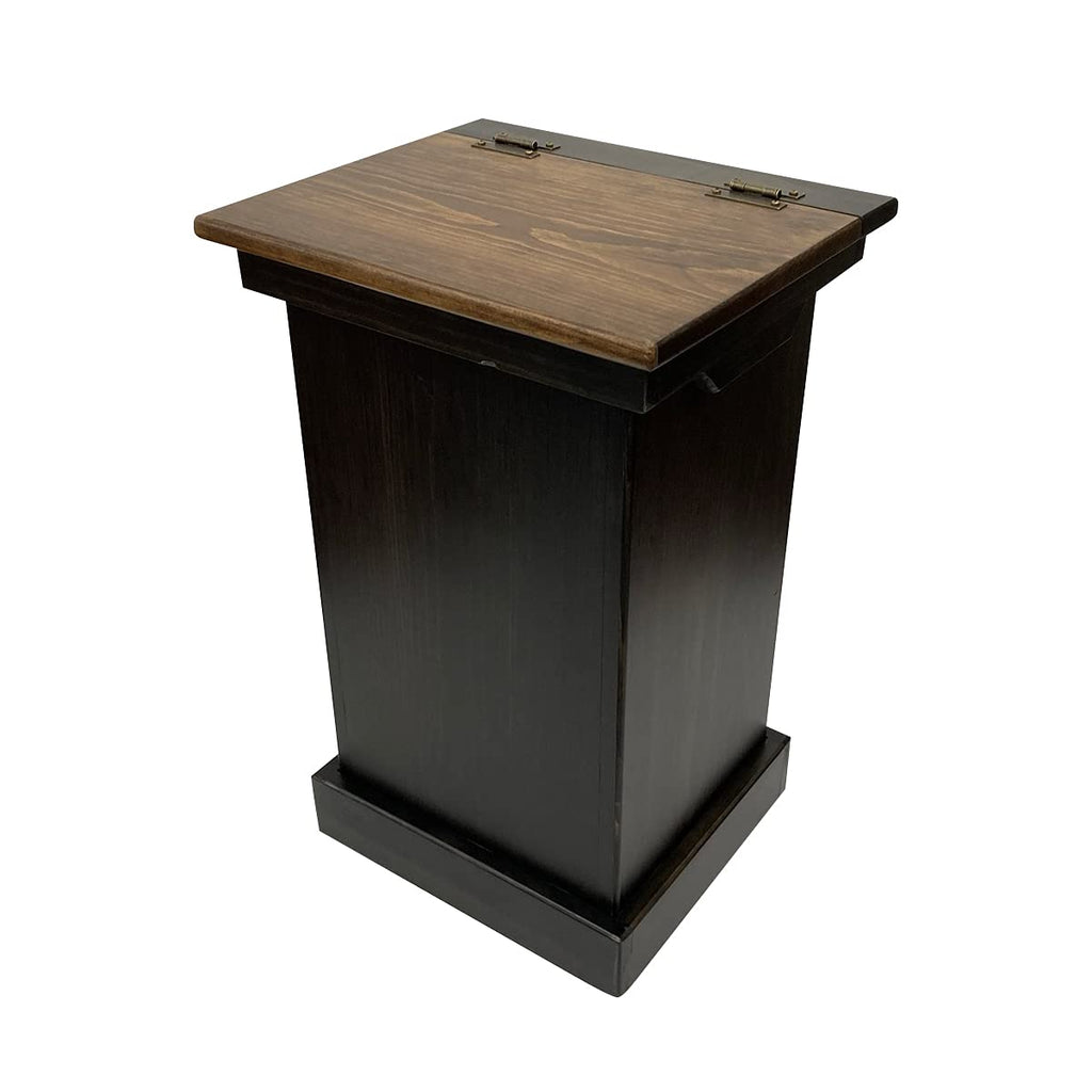 Lift Top Solid Wood Trash Can Cabinet K733043