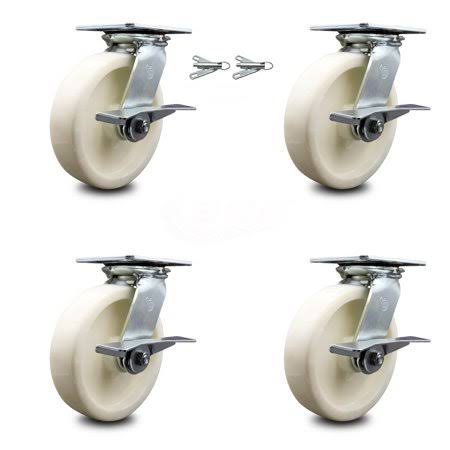 8x22 Heavy Duty Nylon Caster with Side Lock G117945