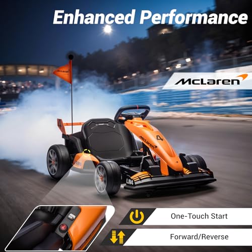 Orange 24V Electric Go Kart Z5764