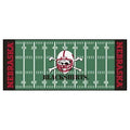 Nebraska 30 inch x 72 inch Nylon Non-Skid Washable Mat U45753
