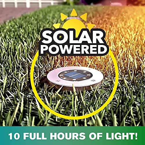 Solar Disk Lights Set of 8 Q641365
