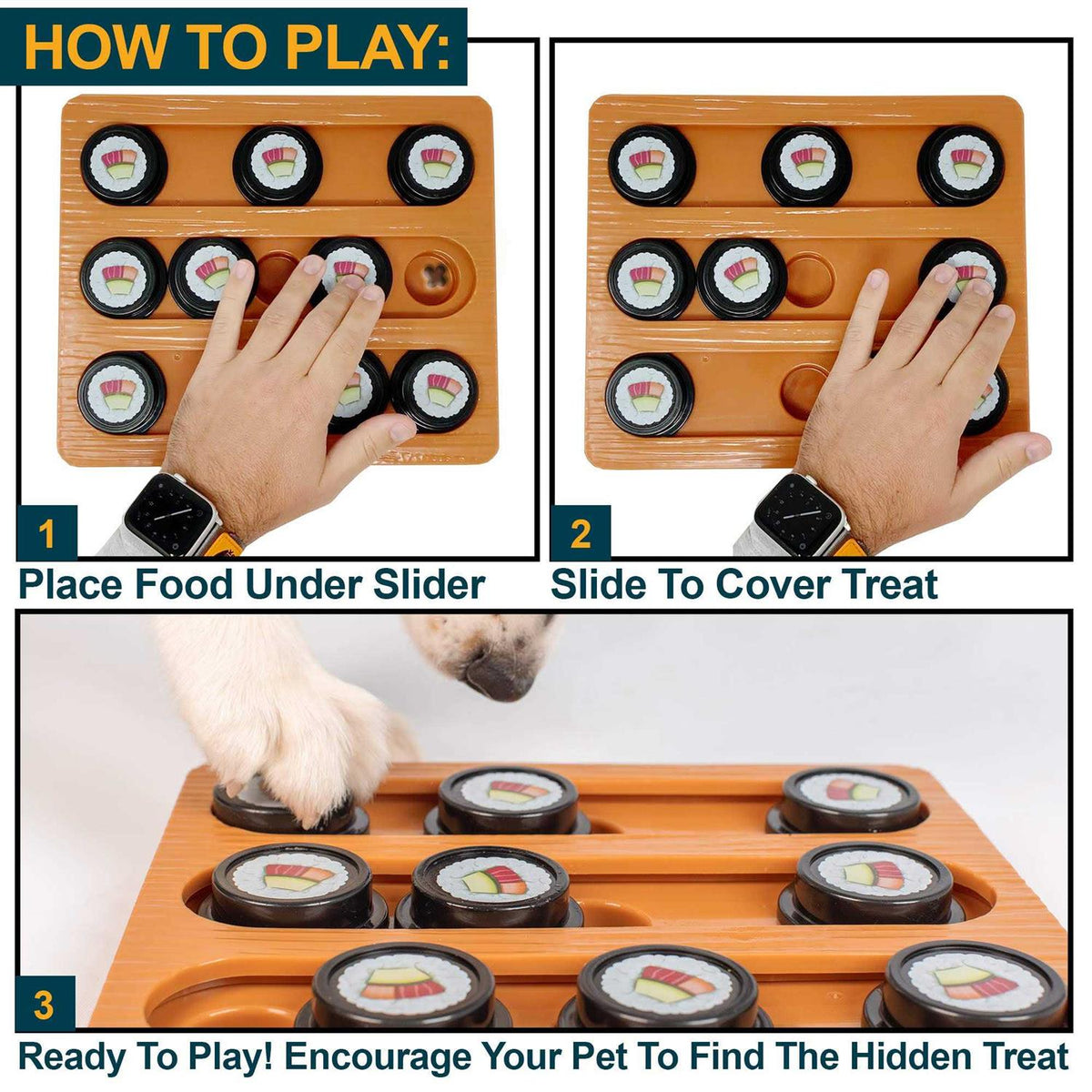 Interactive Puzzle Game Dog Toys & Cat Toys J73540