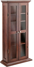 Antique Walnut Wood DVD/CD Cabinet P1667
