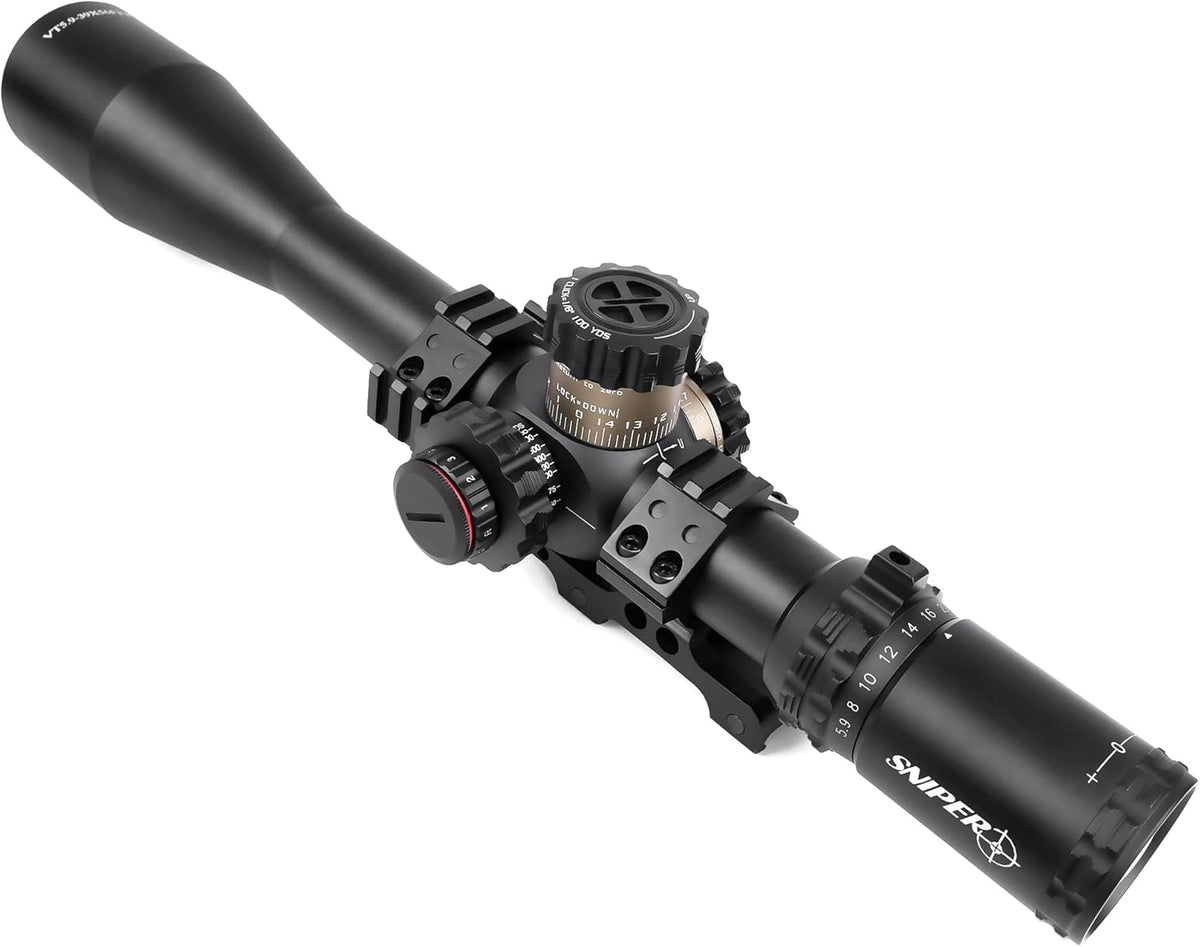 5.9-39x56 FFP 35mm Tube First Focal Plane Rifle Scope with Illuminated Reticle O3345