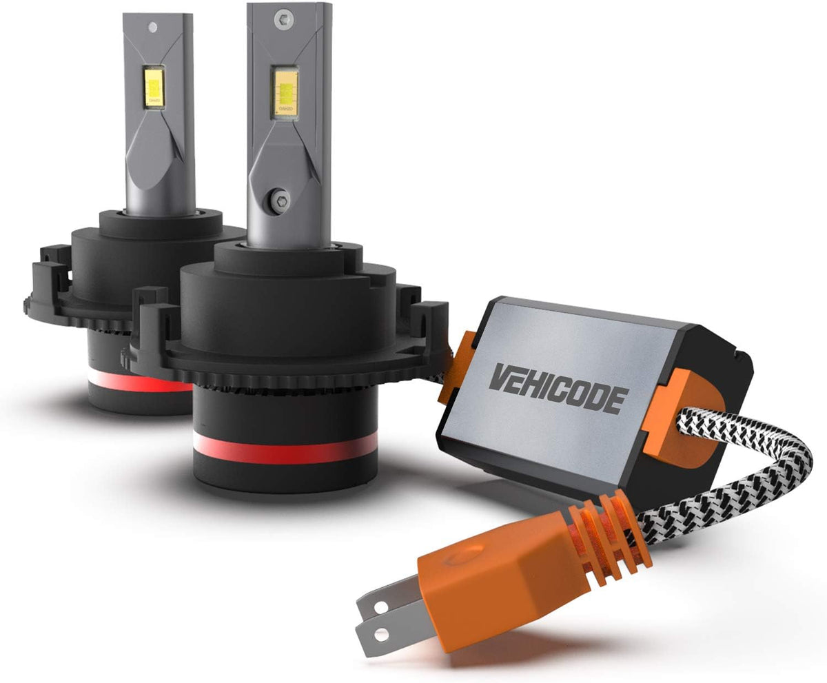 H7 LED Headlight Bulbs with Adapters 2 Pack O486
