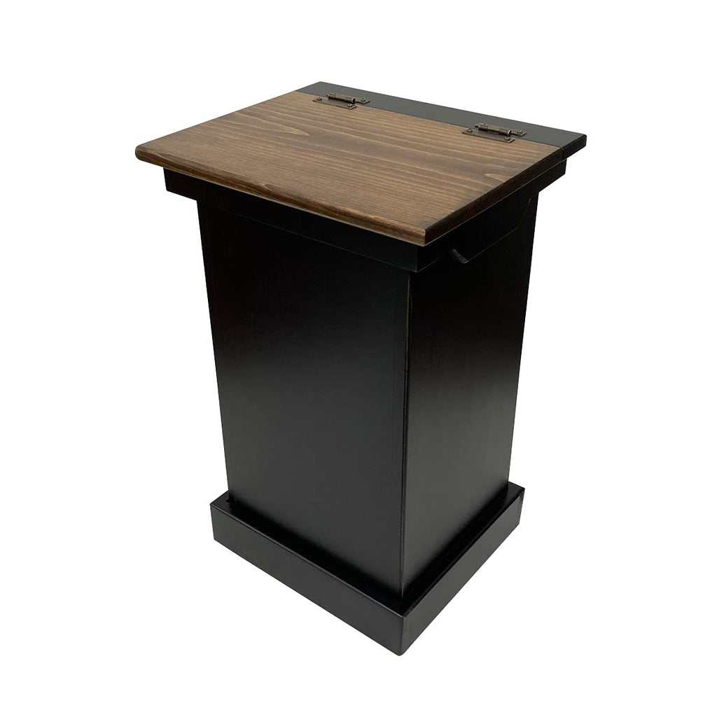 Lift Top Solid Wood Trash Can Cabinet K733043
