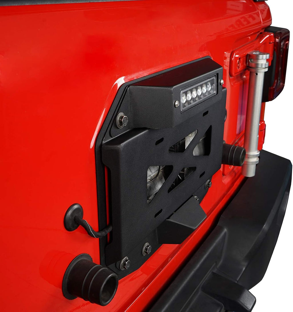 Spare Tire Delete License Plate Relocation Kit H850