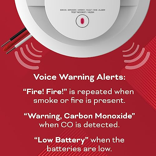 Hardwired Smoke & Carbon Monoxide Detector with 6 Hardwired Smoke Detectors M508