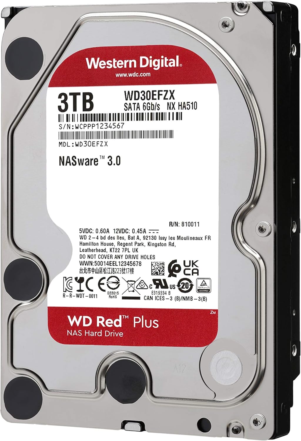 2TB 5400 RPM SATA 6 Gb/s CMR 128 MB Cache 3.5 NAS Internal Hard Drive X2531