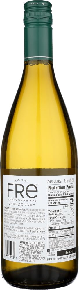 Non-Alcoholic Chardonnay 750ml 2 pack Y84037
