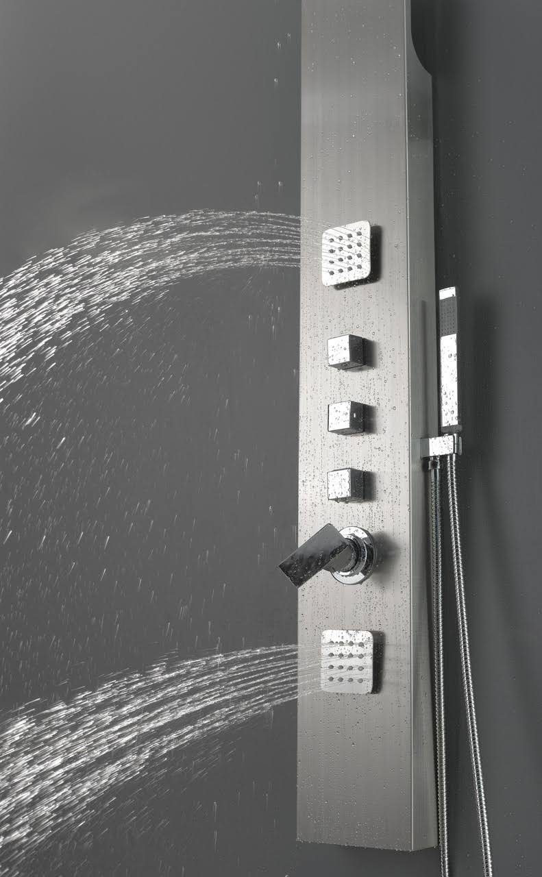Wall Mount Stainless Steel Shower Panel in Chrome N65731