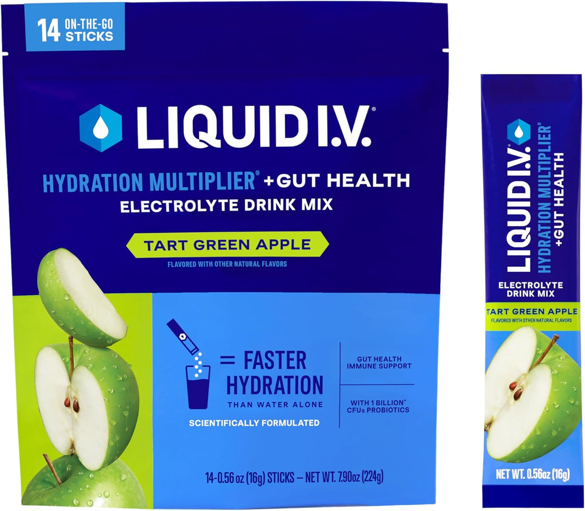 14 Servings Hydration Powder Packets Electrolyte Drink Mix S322447