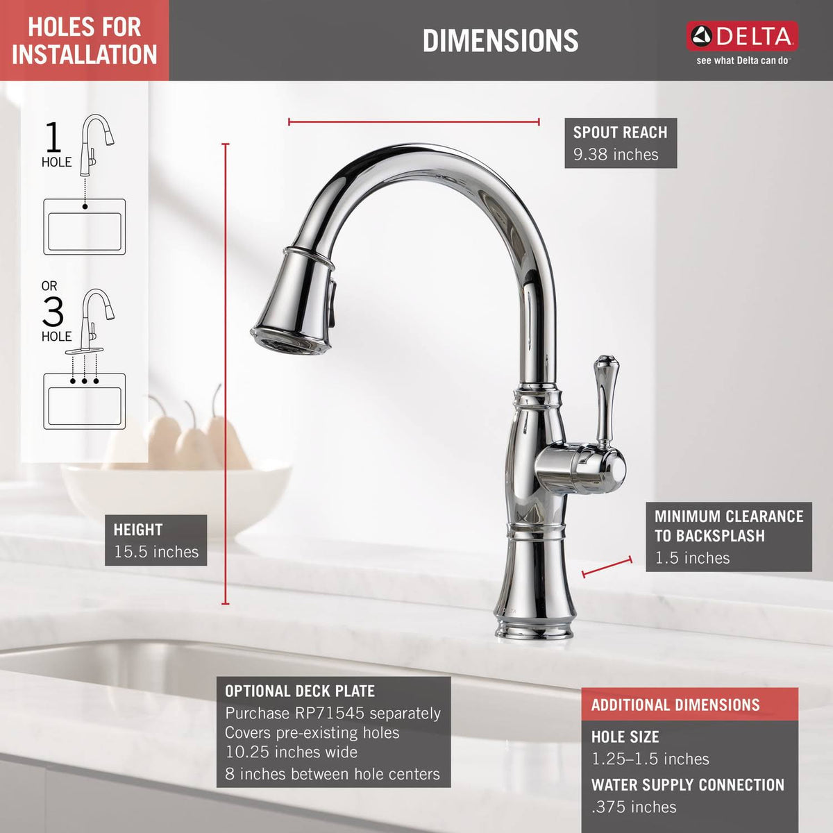 Chrome Single Handle Pull Down Kitchen Faucet N191
