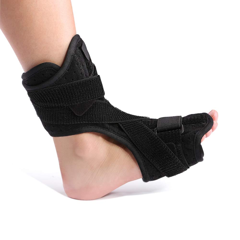 Adjustable Plantar Fasciitis Night Splint Orthotic Brace with Spiky Massage Ball K137180