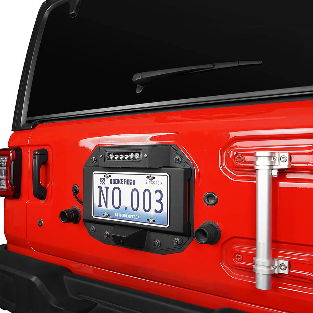 Spare Tire Delete License Plate Relocation Kit H850