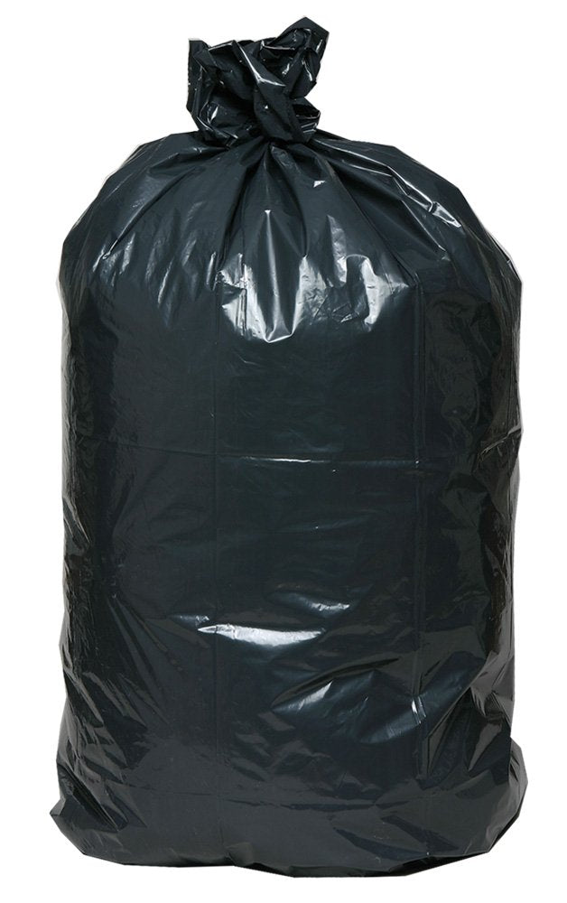 Heavy Duty Can Liner, 60 Gallon, 1.25 ml, Black, Pack of 100 L36928
