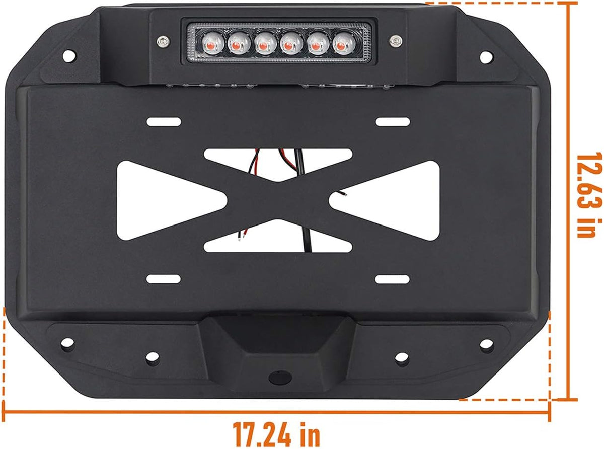 Spare Tire Delete License Plate Relocation Kit H850