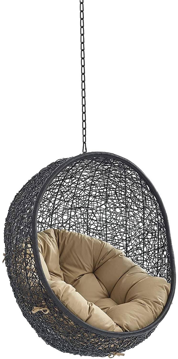 Black Outdoor Patio Lounge Chair W2865