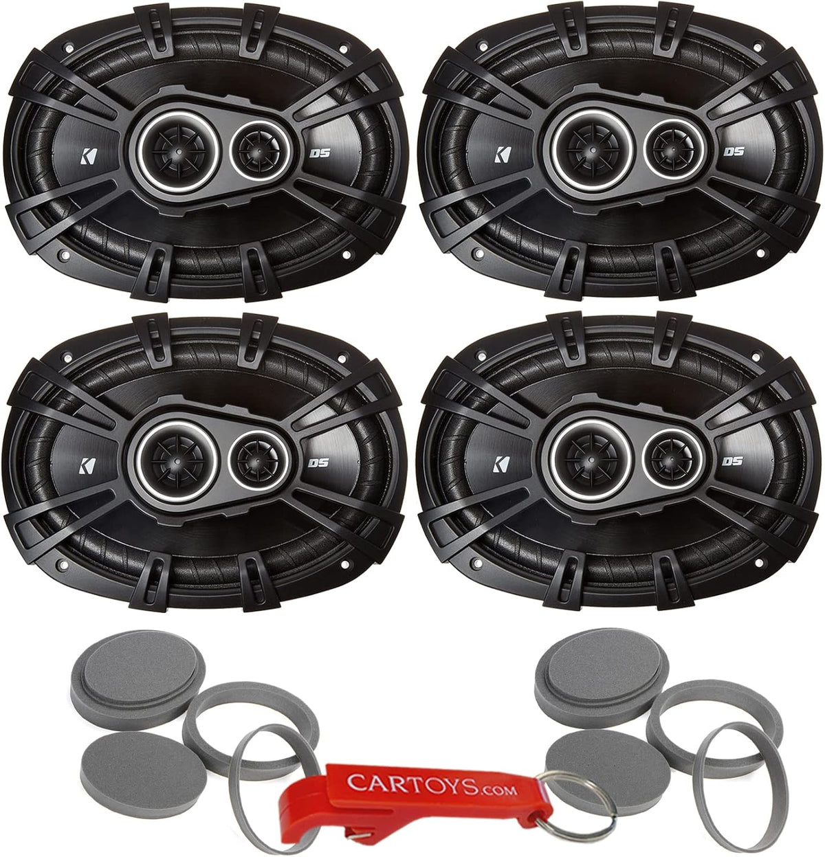 6x9 360 Watt 3-Way Car Audio Coaxial Speakers K431758