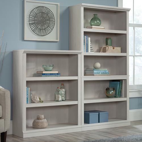 5 Tier Wooden Bookcase Bookshelf in Chalked Chestnut U24216