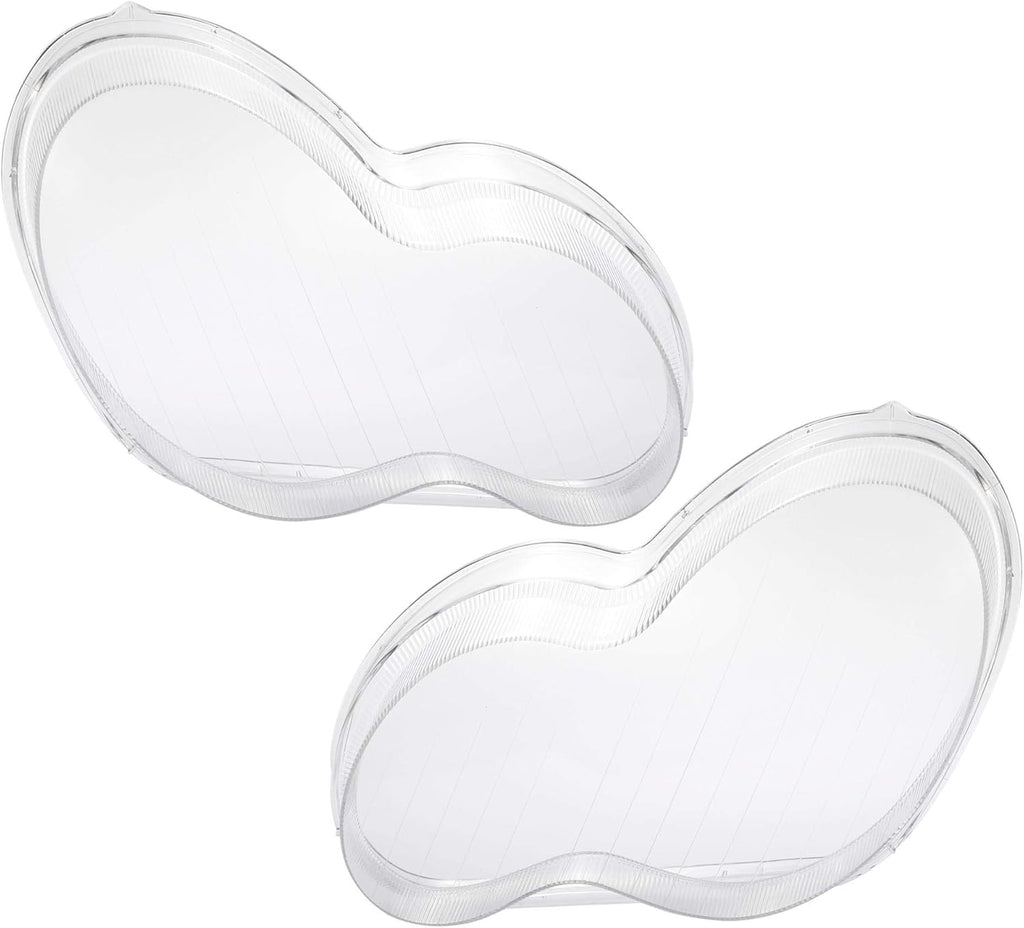 1 Pair Car Front Headlight Headlamp Lens Cover PC Shell B59005