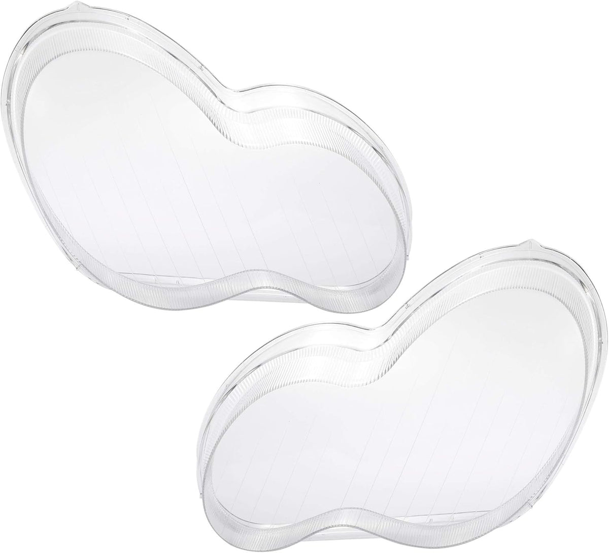 1 Pair Car Front Headlight Headlamp Lens Cover PC Shell B59005