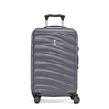 Black 21-Inch Hardside Carry On Luggage with 8 Spinner Wheels V288
